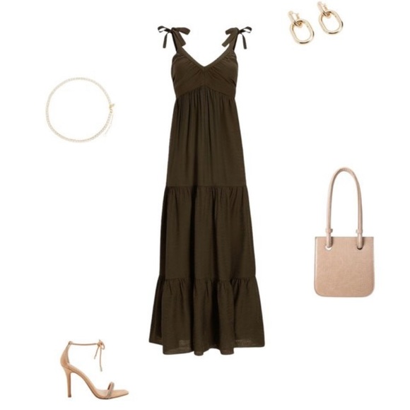 Olive maxi dress - Picture 9 of 9